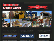 Tablet Screenshot of connscreen.com